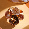 Zinc Alloy & Enamel & Imitation Pearl Finger Rings for Women FS-WG387E6-02-2