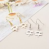 Brass Best Friend Dangle Earrings Sets for Friendship Gifts EJEW-JE04545-2