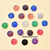 40Pcs 8 Colors Resin Cabochons CRES-YW0001-02-1