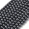 Terahertz Stone Beads Strands G-G048-A01-02-1