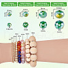   500Pcs 20 Styles Electroplate Glass Beads Strands EGLA-PH0001-53-2