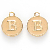 Golden Plated Alloy Enamel Charms ENAM-S118-06B-1