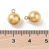 Ion Plating(IP) 304 Stainless Steel Charms STAS-G336-04E-G-3