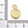 Rack Plating Brass Micro Pave Cubic Zirconia Pendants KK-K401-86G-3