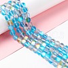 Synthetic Moonstone Beads Strands G-E573-01B-22-1