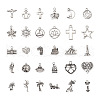 Kissitty 120Pcs 30 Style Tibetan Style Alloy Pendants FIND-KS0001-19-2