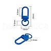 Metal Swivel Clasps PALLOY-CJ0001-46-2
