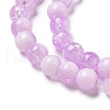 Crackle Glass Beads Strands X1-GLAA-U001-6mm-04-2