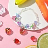 6Pcs 5 Styles Transparent Resin Fruit Pendants FIND-YW0005-66-5
