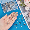 Unicraftale Blank Dome Clip-on Earring Making Kit DIY-UN0005-21-4