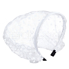 Polyester Mesh Veil Hair Bands OHAR-WH0021-63A-1