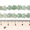 Natural Green Aventurine Star Beads Strands G-Z080-A12-5