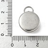 Mother's Day Coffee Cup with Heart 304 Stainless Steel Enamel Pendants STAS-M120-08P-3