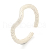 925 Sterling Silver Open Cuff Ring RJEW-Z036-01S-1