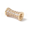 Eco-Friendly Rack Plating Brass Micro Pave Cubic Zirconia Beads KK-F835-26A-G-2