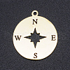 201 Stainless Steel Laser Cut Pendants STAS-S105-T964-2-1