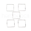 Brass Beads Frames KK-M288-01S-E-1
