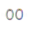 Ion Plating(IP) 304 Stainless Steel Open Jump Rings STAS-F221-40MC-G-1