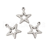 Non-Tarnish 201 Stainless Steel Pendants STAS-A066-14P-2