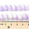 Electroplate Handmade Lampwork Beads Strands LAMP-S068-11B-4