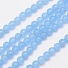 Natural & Dyed Malaysia Jade Bead Strands G-A146-4mm-A20-3