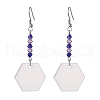 Blank Acrylic Dangle Earrings EJEW-JE05665-04-1