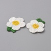 Crochet Flower Appliques DIY-WH0502-05F-2