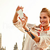 ANATTASOUL 2Pcs Silicone with PU Leather Pendant Decorations HJEW-AN0001-01-5