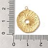 304 Stainless Steel Pendants STAS-Q309-01G-3