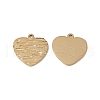 PVD Vacuum Plating 201 Stainless Steel Charms STAS-J401-VC730-1