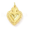 Rack Plating Brass Enamel Pendants KK-C008-15G-3