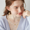   64Pcs 8 Styles ABS Plastic Imitation Pearl Beads PEAR-PH0001-11-3