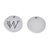 304 Stainless Steel Charms STAS-T059-26P-W-3