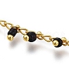 Brass Handmade Glass Beaded   Necklaces NJEW-JN03135-03-2