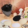 SUPERFINDINGS 6Pcs EVA Cloth Teardrop Fascinator Hat Base for Millinery AJEW-FG0005-05-5