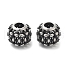 304 Stainless Steel European Beads STAS-V008-45AS-1