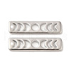 Rack Plating Brass Moon Phase Bar Pendants KK-H756-01P-A-1