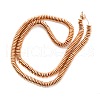 Electroplated Non-magnetic Hematite Beads Strands G-P571-I01-01C-2