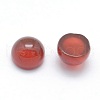 Natural Carnelian Cabochons G-P393-R03-12MM-2
