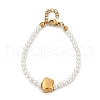 Plastic Imitation Pearl Beads Bracelets for Women BJEW-M056-12G-4