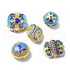 Handmade Cloisonne Beads KK-M282-01G-1