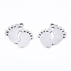 1st Mother's Day Jewelry Non-Tarnish 201 Stainless Steel Charms STAS-T044-208P-2