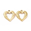 Ion Plating(IP) 304 Stainless Steel Pendants STAS-P324-26G-1