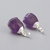 Natural Amethyst Pendants X-G-G845-07S-05A-2