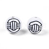 Handmade Polymer Clay Beads CLAY-N014-02A-09-4