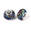 Opaque Resin European Beads RESI-T057-29-3