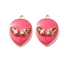 Alloy Enamel Pendants ENAM-B048-02C-2