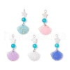 Resin Paillette Pendants PALLOY-JF03849-1
