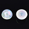 Electroplated ABS Plastic Imitation Pearl Beads KY-N020-09A-01-1