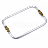 Aluminum Purse Frame Handle for Bag Sewing Craft Tailor Sewer FIND-T008-014B-P-2